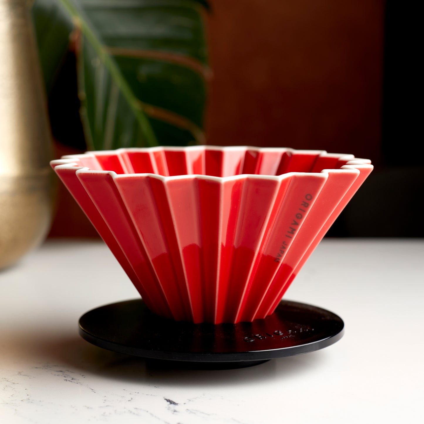Origami Ceramic Dripper + Dripper Holder